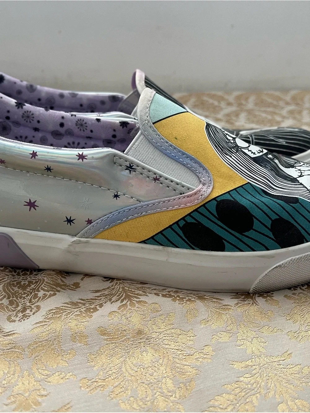 The Nightmare Before Christmas Slip-On Sneakers Sz 9.5 - Picture 3 of 9